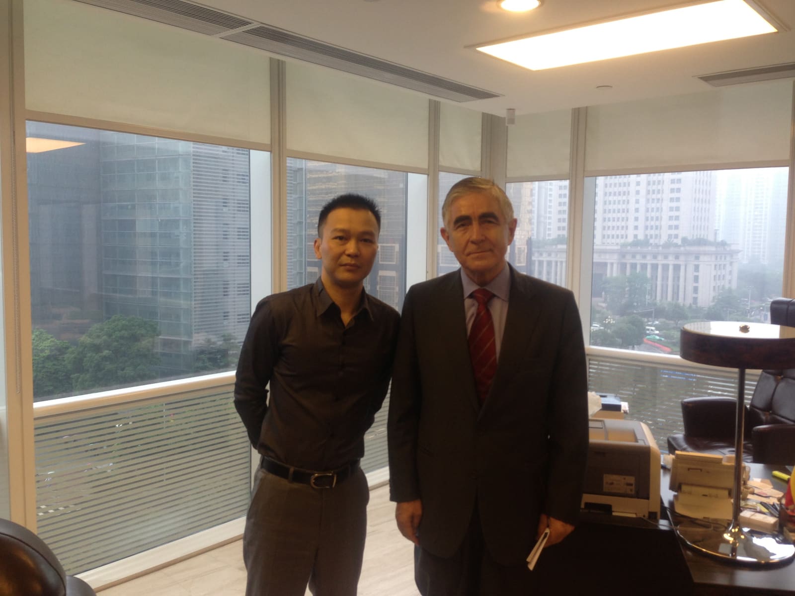 With Jesús Atienza, Principal Officer, Spain Consulate General Guangzhou